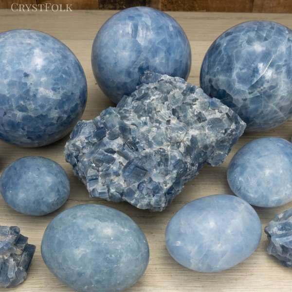 blue calcite crystal meaning