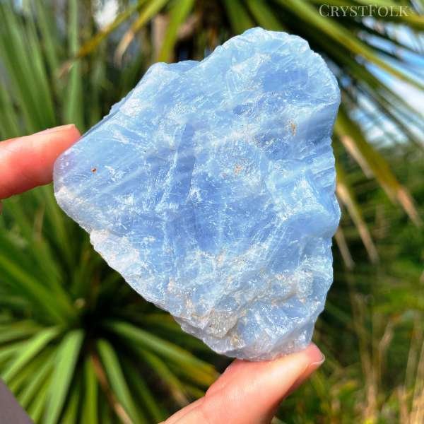 blue calcite crystal meaning