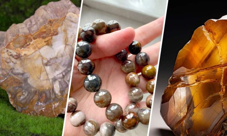 petrified wood crystal meaning