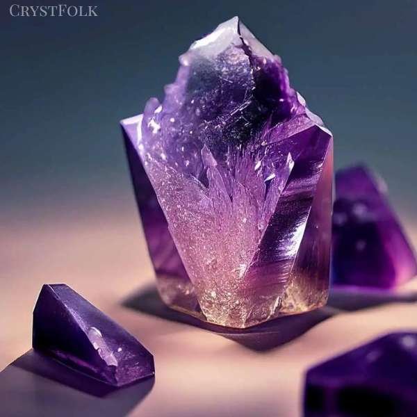 purple crystal meaning