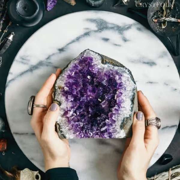 purple crystal meaning