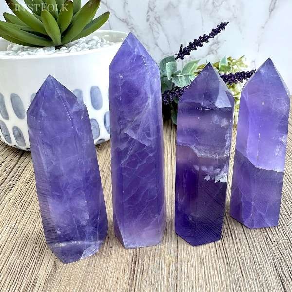 purple fluorite crystal meaning