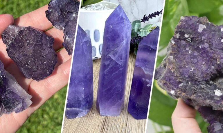 purple fluorite crystal meaning