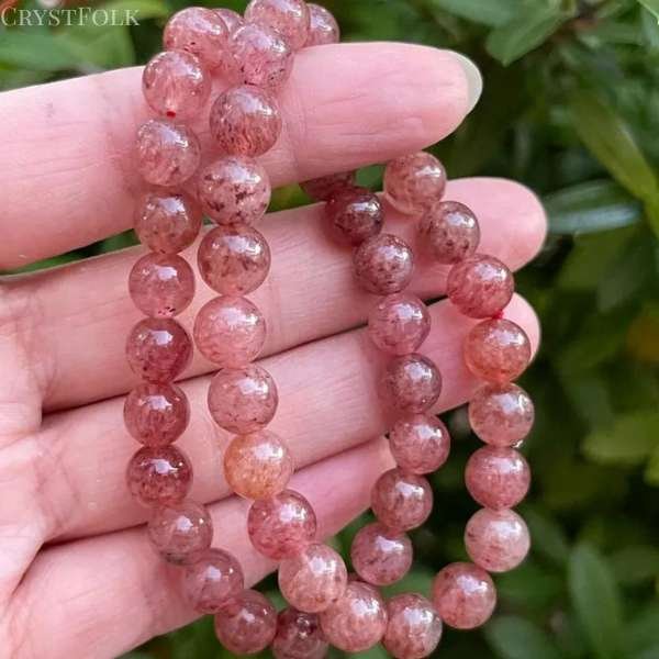 strawberry quartz crystal meaning