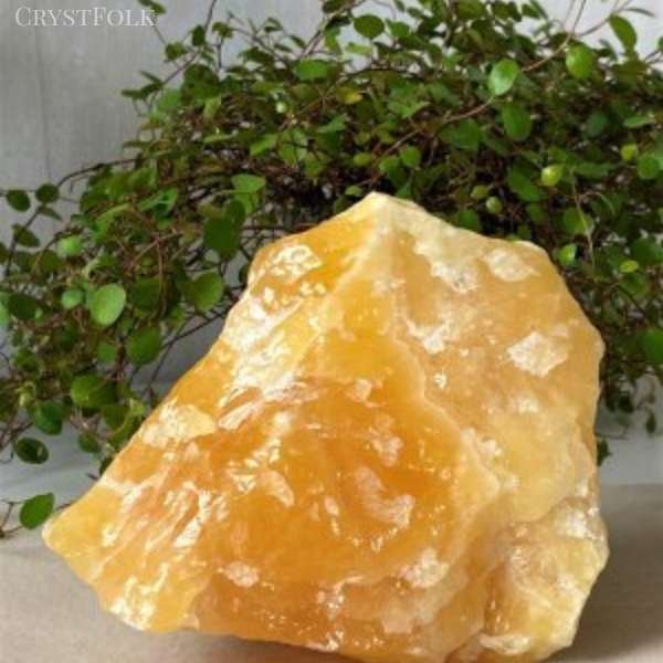 yellow calcite crystal meaning