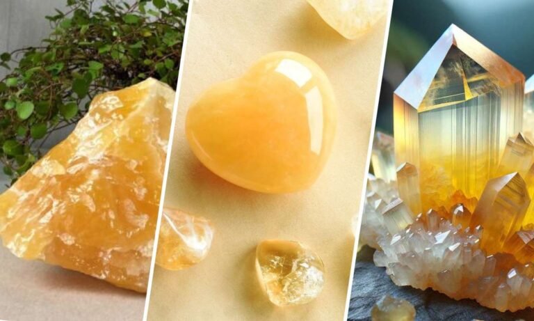 yellow calcite crystal meaning